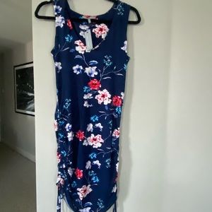 Lemon Tart floral V-neck dress